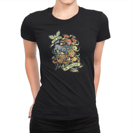 Win or Die - Game of Shirts - Womens Premium T-Shirts RIPT Apparel Small / Black