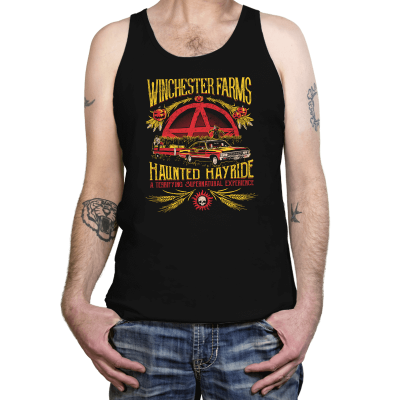 Winchester Farms Haunted Hay Ride Exclusive - Tanktop Tanktop RIPT Apparel