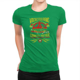 Winchester Farms Haunted Hay Ride Exclusive - Womens Premium T-Shirts RIPT Apparel Small / Kelly Green