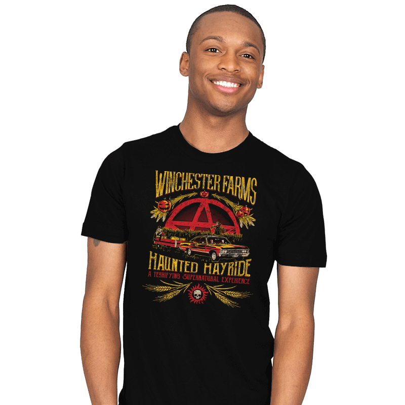 Winchester Farms Haunted Hay Ride - Mens T-Shirts RIPT Apparel