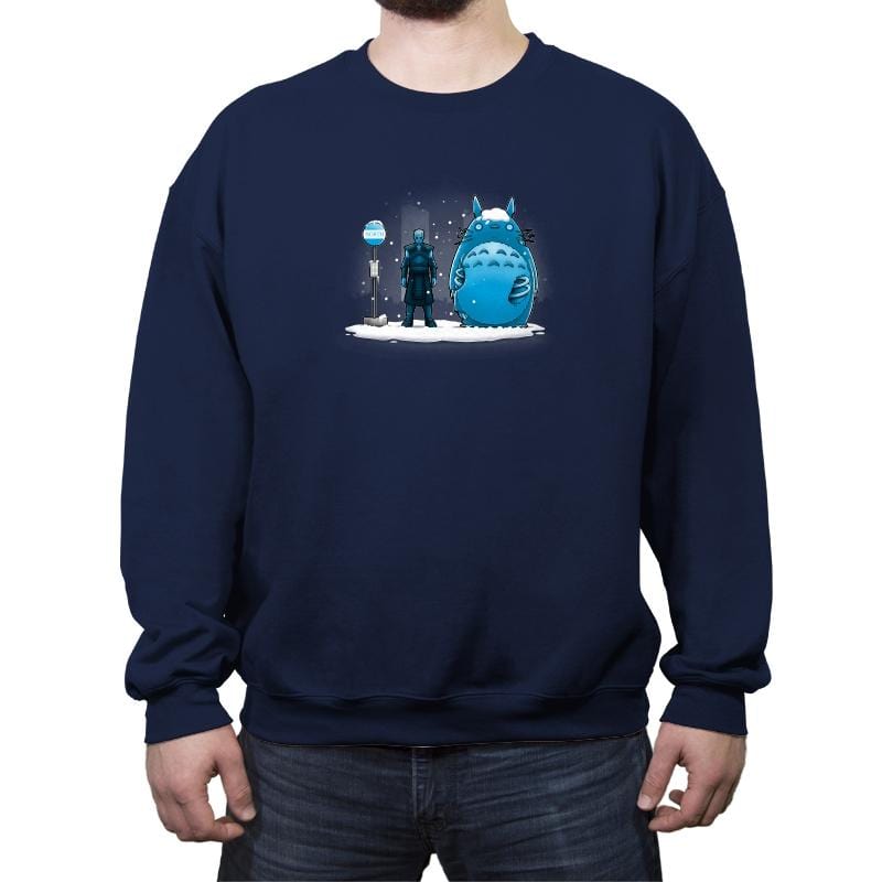 Wind of north - Crew Neck Sweatshirt Crew Neck Sweatshirt RIPT Apparel Small / Navy
