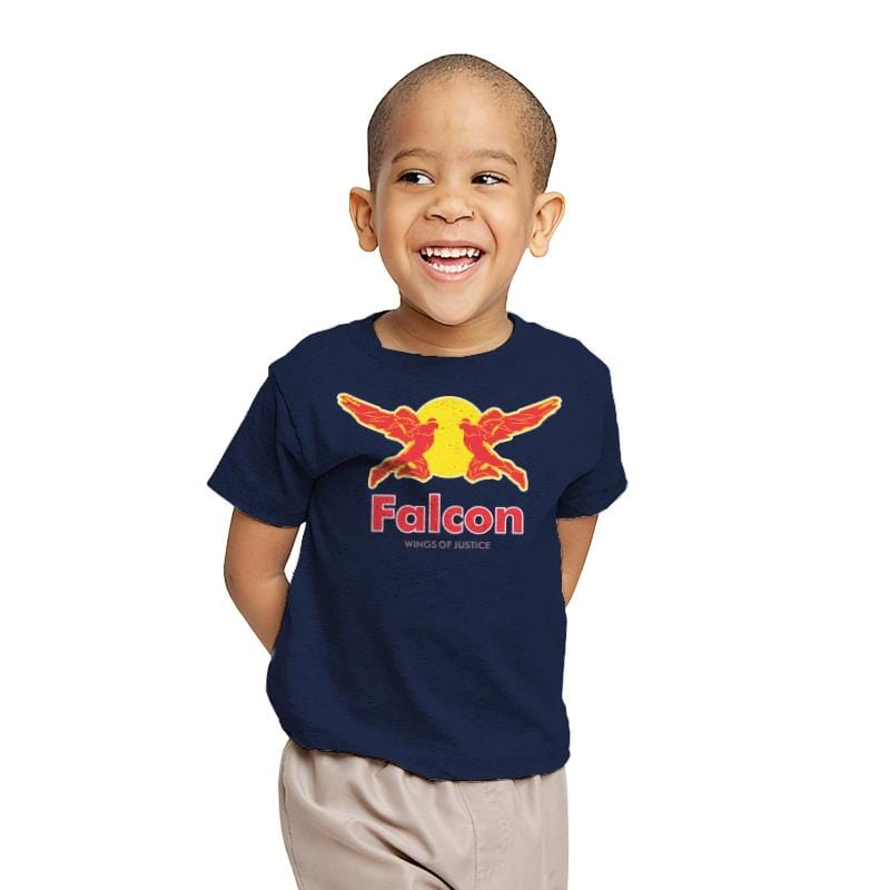Wings Of Justice - Youth T-Shirts RIPT Apparel X-small / Navy
