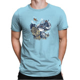 Winston Kong Exclusive - Mens Premium T-Shirts RIPT Apparel Small / Light Blue