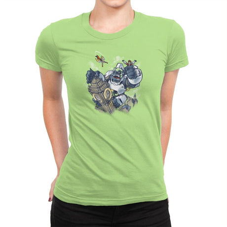 Winston Kong Exclusive - Womens Premium T-Shirts RIPT Apparel Small / Mint