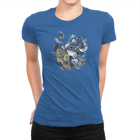 Winston Kong Exclusive - Womens Premium T-Shirts RIPT Apparel Small / Royal