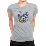 Winston Kong Exclusive - Womens Premium T-Shirts RIPT Apparel Small / Silver