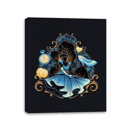 Wish Upon a Starry Night - Canvas Wraps Canvas Wraps RIPT Apparel 11x14 / Black