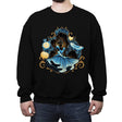 Wish Upon a Starry Night - Crew Neck Sweatshirt Crew Neck Sweatshirt RIPT Apparel Small / Black
