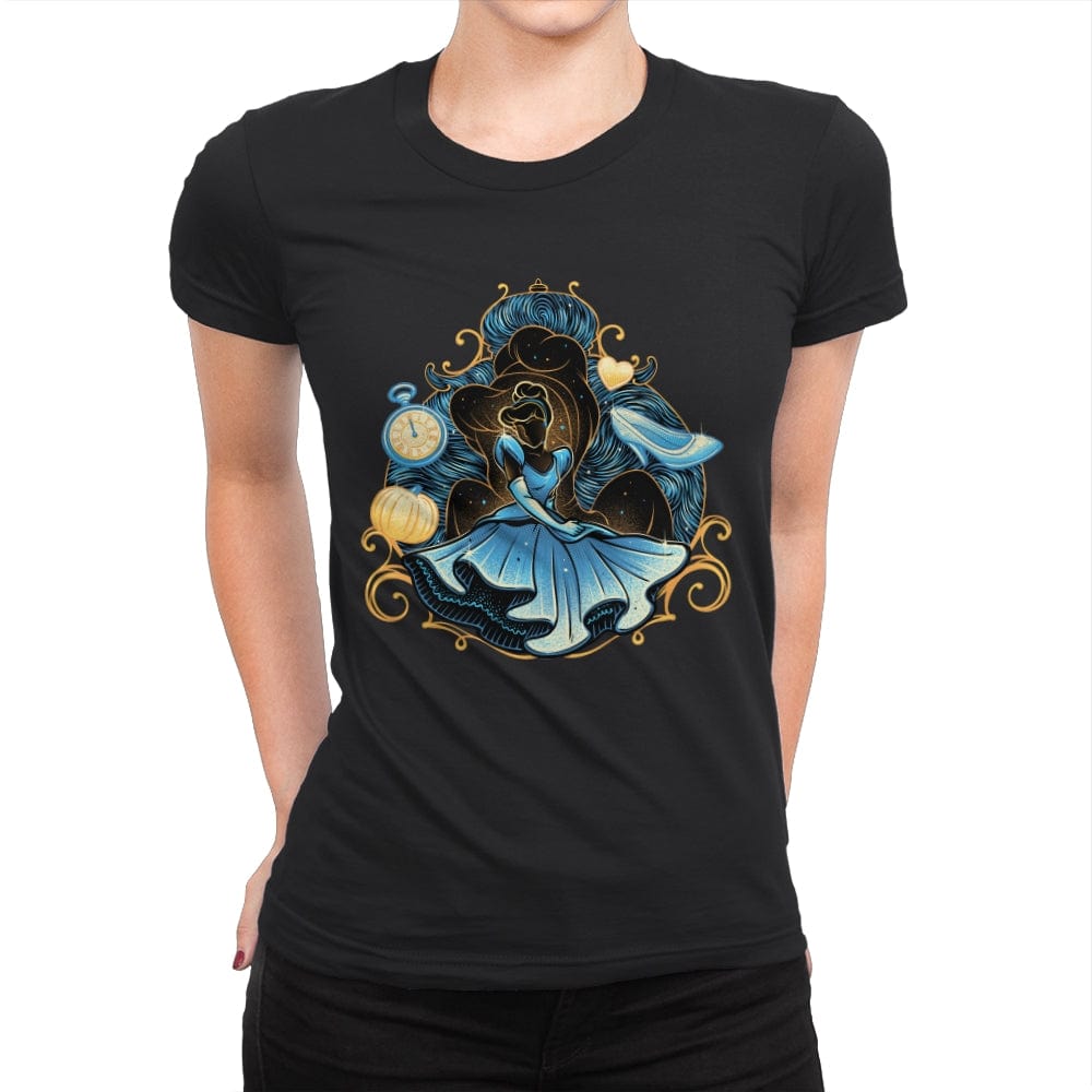 Wish Upon a Starry Night - Womens Premium T-Shirts RIPT Apparel Small / Black