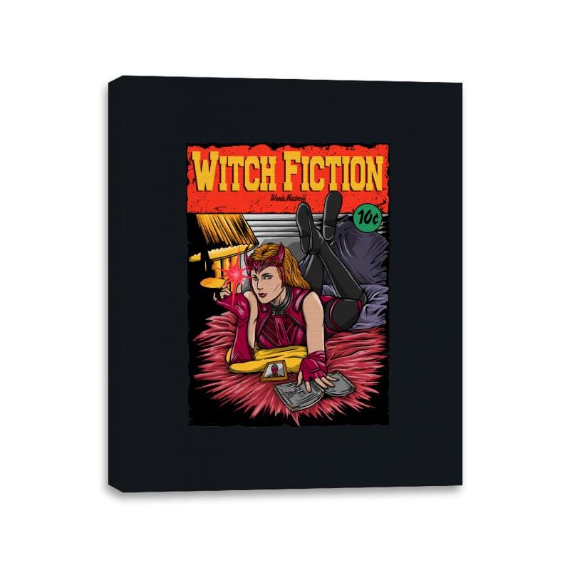 Witch Fiction - Canvas Wraps Canvas Wraps RIPT Apparel 11x14 / Black