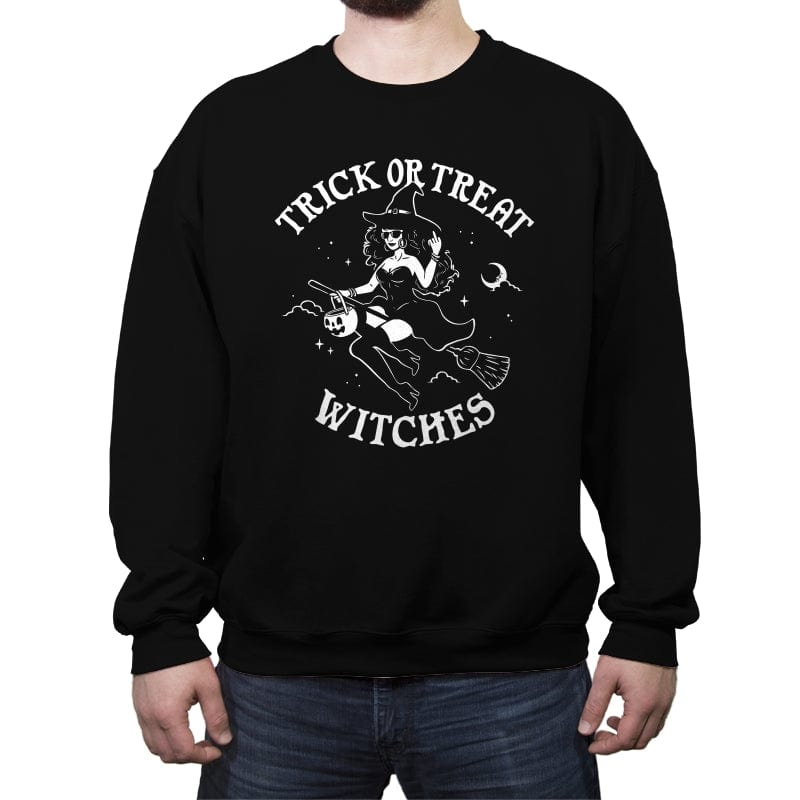 Witch Life - Crew Neck Sweatshirt Crew Neck Sweatshirt RIPT Apparel Small / Black