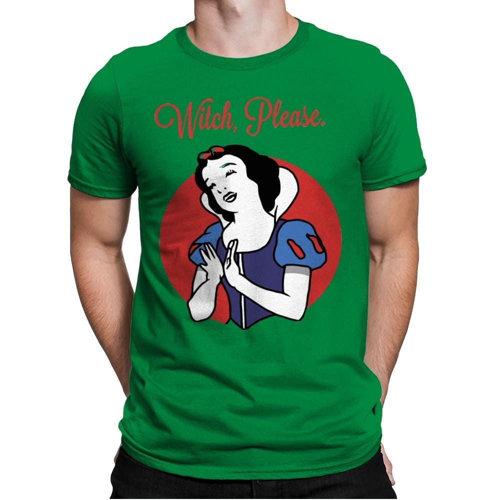 Witch, Please - Mens Premium T-Shirts RIPT Apparel Small / Kelly