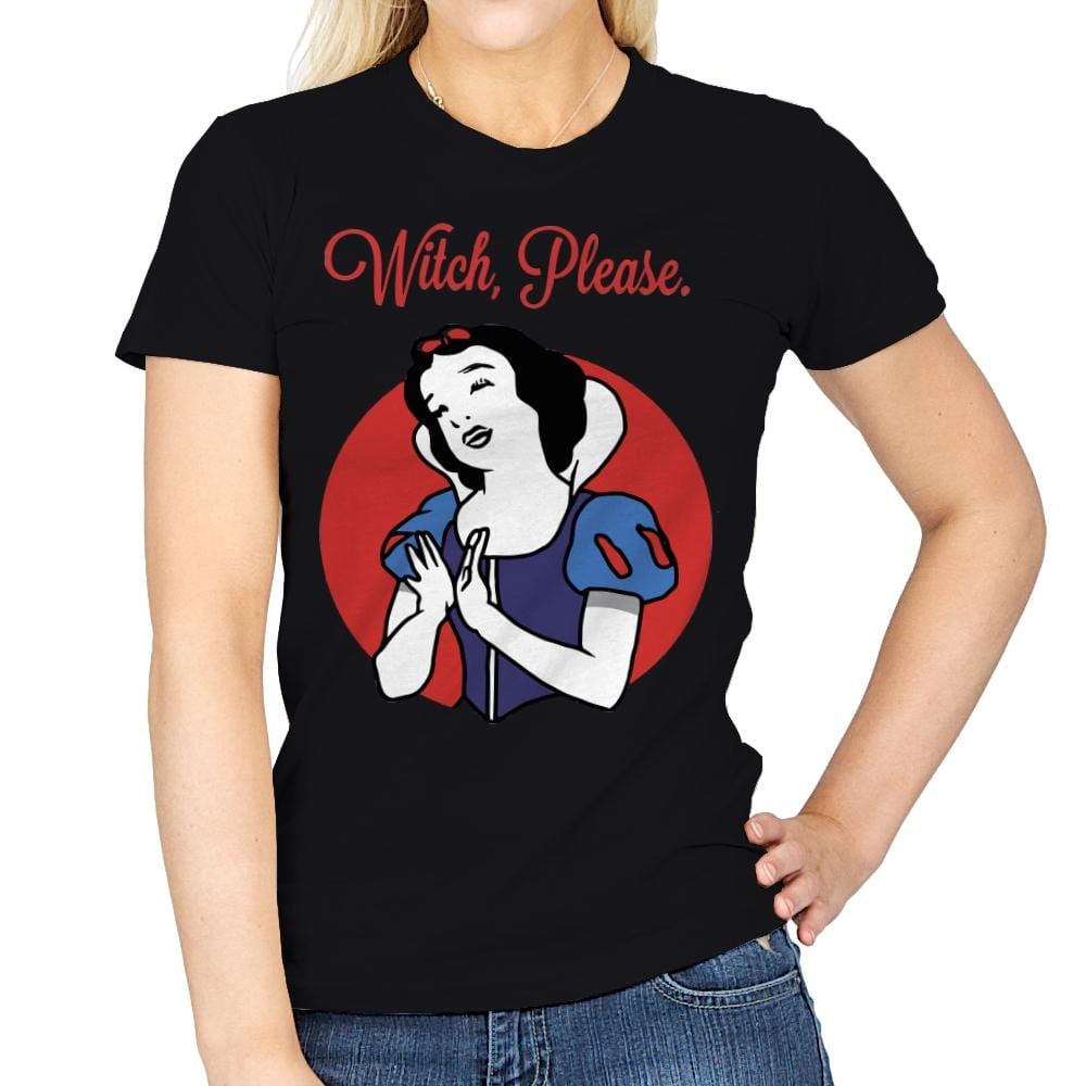 Witch, Please - Womens T-Shirts RIPT Apparel Small / Black