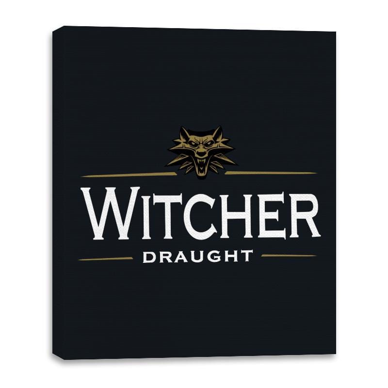 Witcher Draught - Canvas Wraps Canvas Wraps RIPT Apparel 16x20 / Black