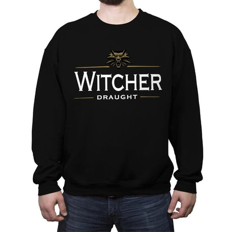 Witcher Draught - Crew Neck Sweatshirt Crew Neck Sweatshirt RIPT Apparel Small / Black