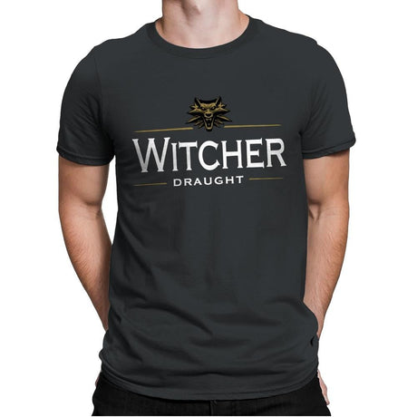Witcher Draught - Mens Premium T-Shirts RIPT Apparel Small / Heavy Metal