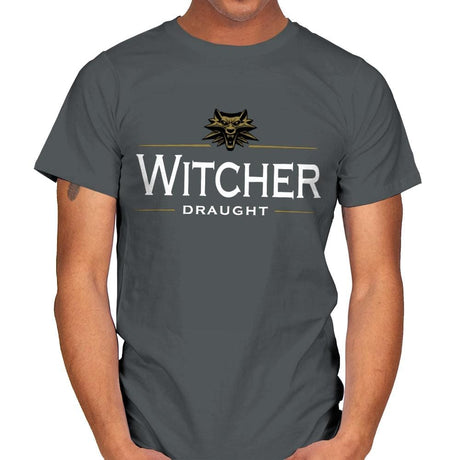 Witcher Draught - Mens T-Shirts RIPT Apparel Small / Charcoal