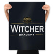 Witcher Draught - Prints Posters RIPT Apparel 18x24 / Black