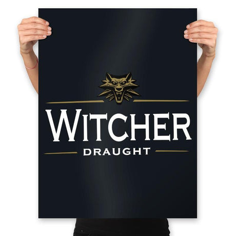 Witcher Draught - Prints Posters RIPT Apparel 18x24 / Black