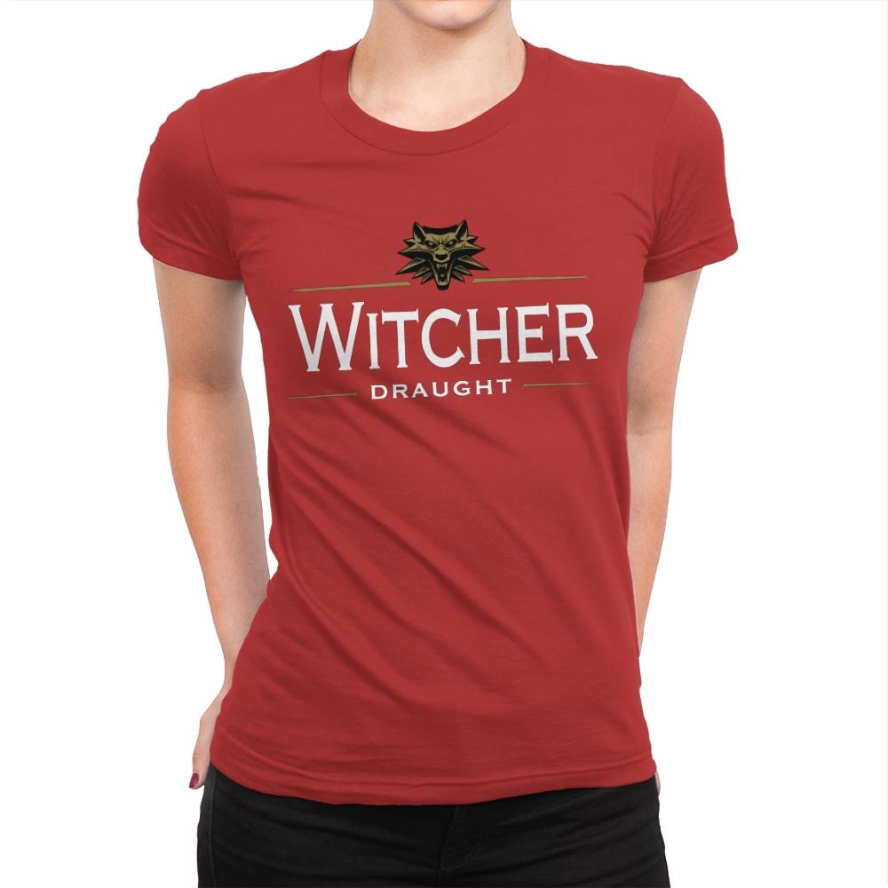 Witcher Draught - Womens Premium T-Shirts RIPT Apparel Small / Red