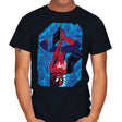 With Great Power Tiles - Mens T-Shirts RIPT Apparel Small / Black