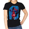 With Great Power Tiles - Womens T-Shirts RIPT Apparel Small / Black
