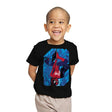 With Great Power Tiles - Youth T-Shirts RIPT Apparel X-small / Black