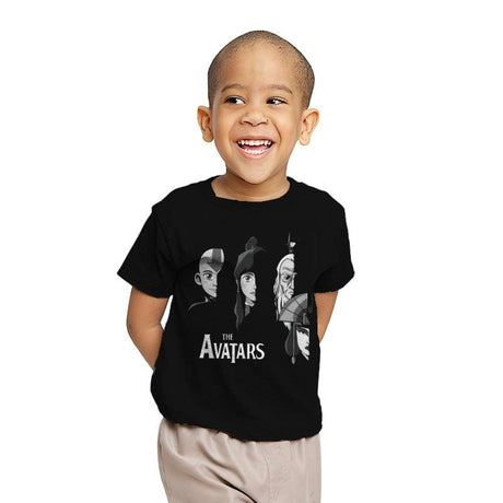 With the Avatars - Youth T-Shirts RIPT Apparel X-small / Black
