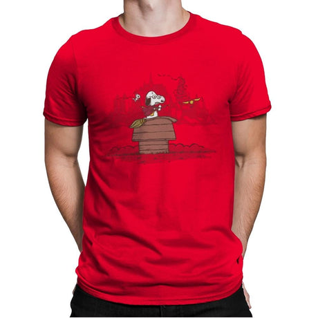 Wizarding Ace - Mens Premium T-Shirts RIPT Apparel Small / Red