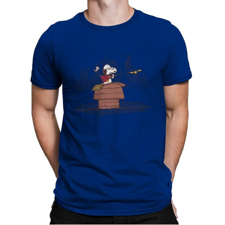 Wizarding Ace - Mens Premium T-Shirts RIPT Apparel Small / Royal