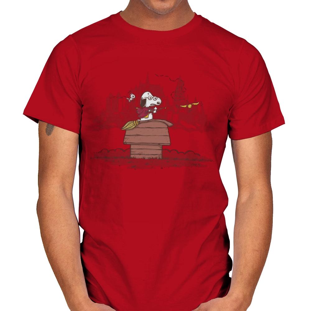 Wizarding Ace - Mens T-Shirts RIPT Apparel Small / Red