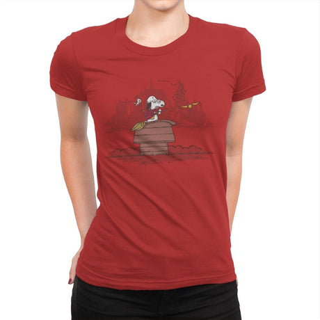 Wizarding Ace - Womens Premium T-Shirts RIPT Apparel Small / Red