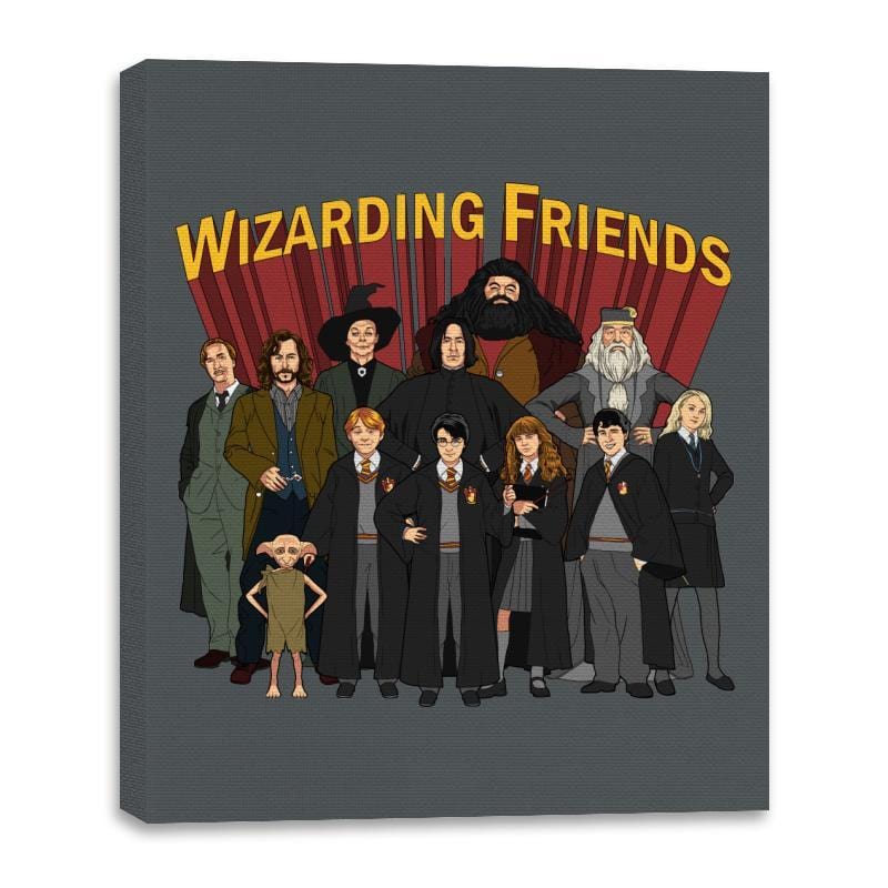 Wizarding Friends - Canvas Wraps Canvas Wraps RIPT Apparel 16x20 / Charcoal