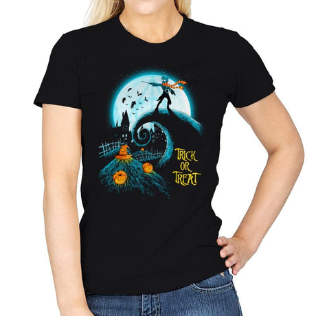 Wizardry Night - Womens T-Shirts RIPT Apparel Small / Black