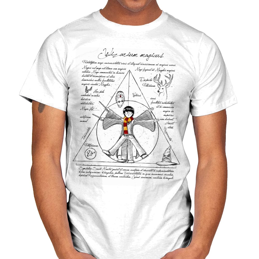 Wizarium Magicus - Mens T-Shirts RIPT Apparel Small / White