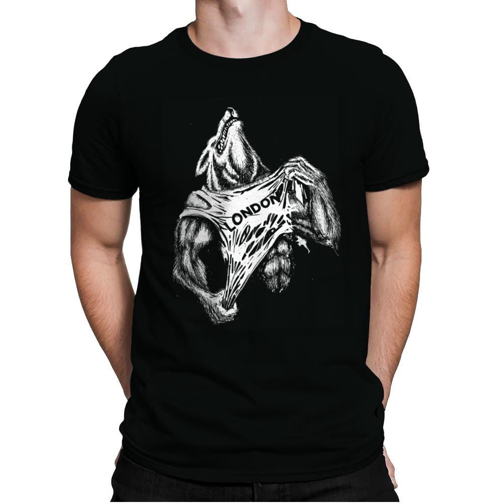 Wolf in London - Mens Premium T-Shirts RIPT Apparel Small / Black