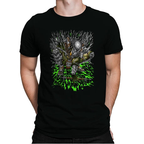 Wolf Knight - Mens Premium T-Shirts RIPT Apparel Small / Black