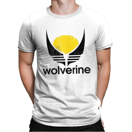Wolverine - Mens Premium T-Shirts RIPT Apparel Small / White
