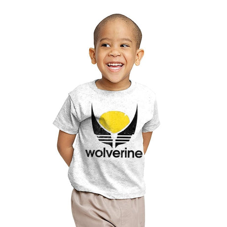 Wolverine - Youth T-Shirts RIPT Apparel X-small / White