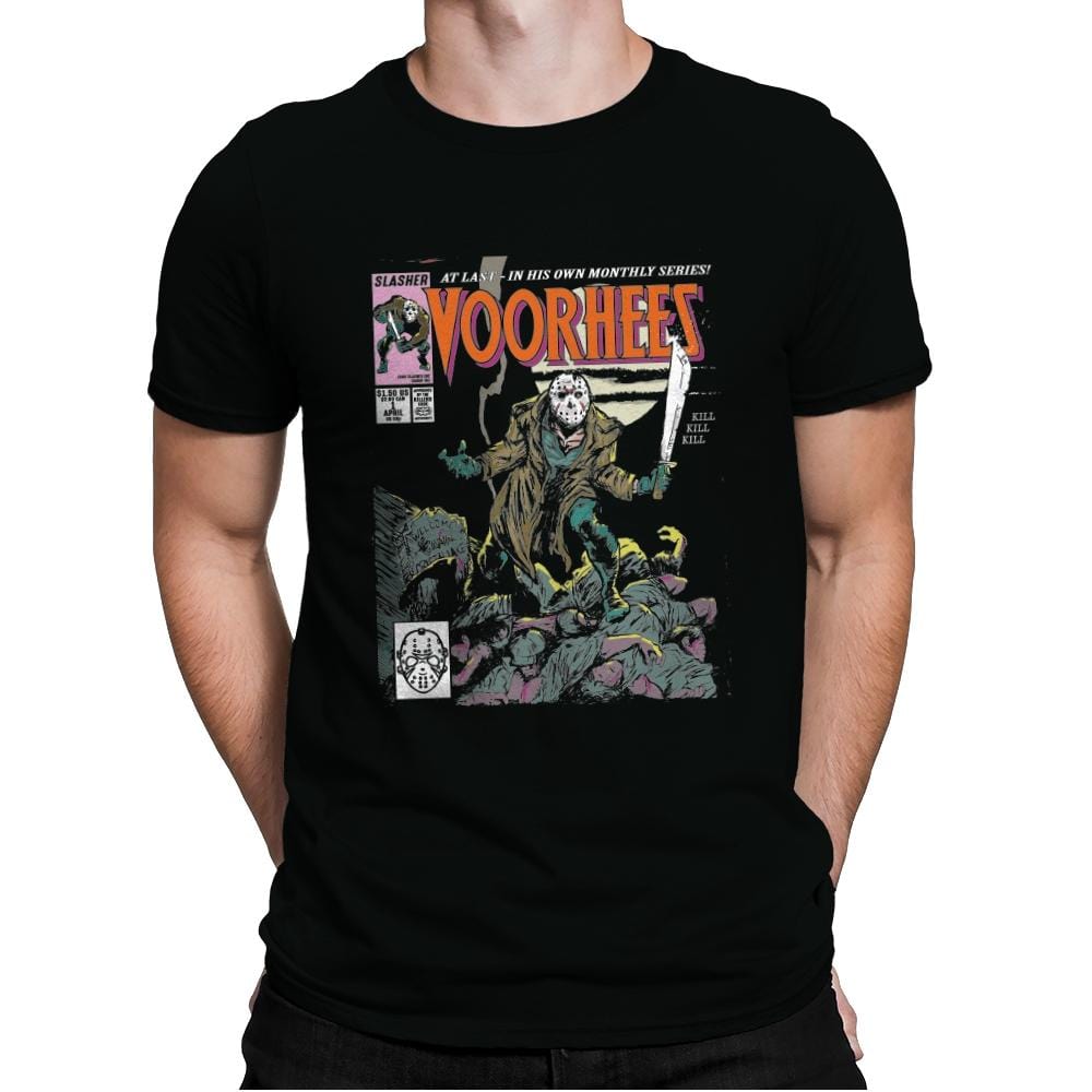 Wolvoorhees - Mens Premium T-Shirts RIPT Apparel Small / Black