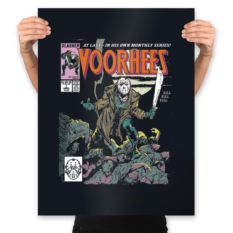 Wolvoorhees - Prints Posters RIPT Apparel 18x24 / Black