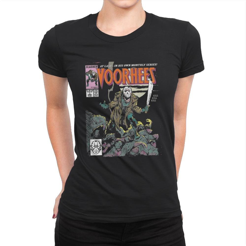 Wolvoorhees - Womens Premium T-Shirts RIPT Apparel Small / Black