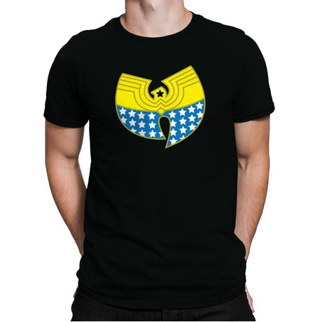Woman Clan Exclusive - Wonderful Justice - Mens Premium T-Shirts RIPT Apparel Small / Black