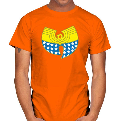 Woman Clan Exclusive - Wonderful Justice - Mens T-Shirts RIPT Apparel Small / Orange