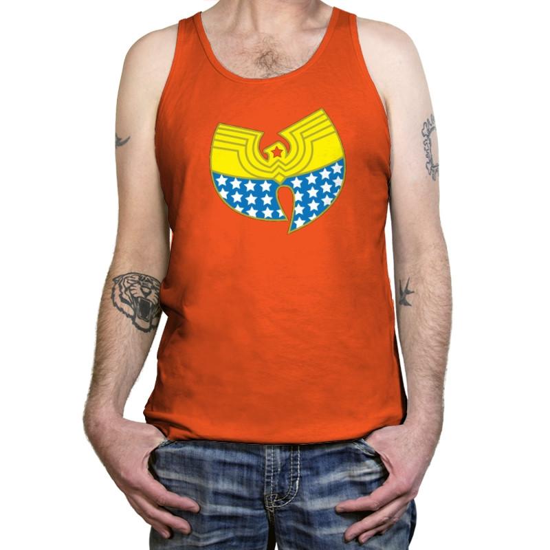 Woman Clan Exclusive - Wonderful Justice - Tanktop Tanktop RIPT Apparel X-Small / Orange