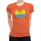 Woman Clan Exclusive - Wonderful Justice - Womens Premium T-Shirts RIPT Apparel Small / Classic Orange