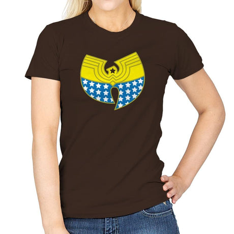 Woman Clan Exclusive - Wonderful Justice - Womens T-Shirts RIPT Apparel Small / Dark Chocolate