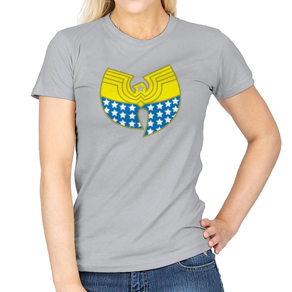 Woman Clan Exclusive - Wonderful Justice - Womens T-Shirts RIPT Apparel Small / Sport Grey