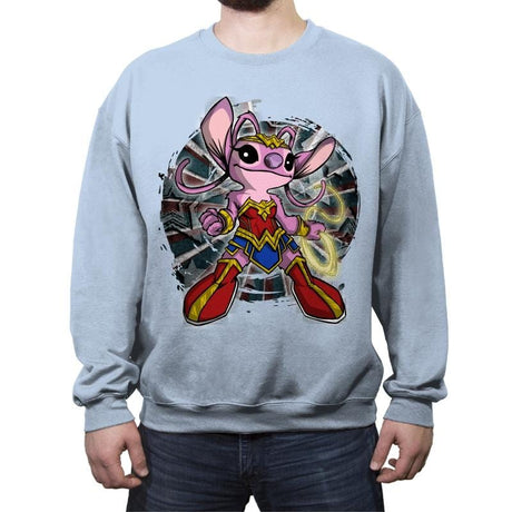 Wonder Angel - Crew Neck Sweatshirt Crew Neck Sweatshirt RIPT Apparel
