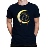 Wonder Moon  Exclusive - Mens Premium T-Shirts RIPT Apparel Small / Midnight Navy